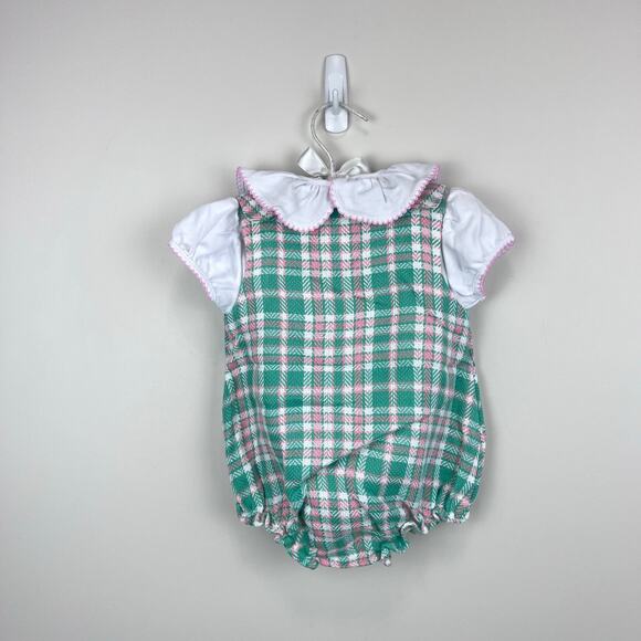 The Beaufort Bonnet Company Brooksy Bubble Set Putney Plaid 6-12 Months NWT - Picture 5 of 9
